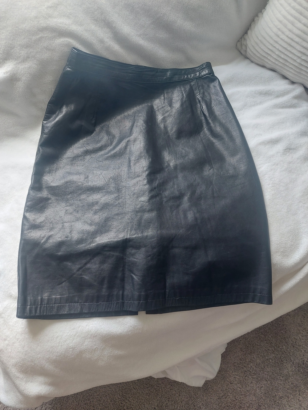 Maglia 100% Genuine Leather A-Line Skirt